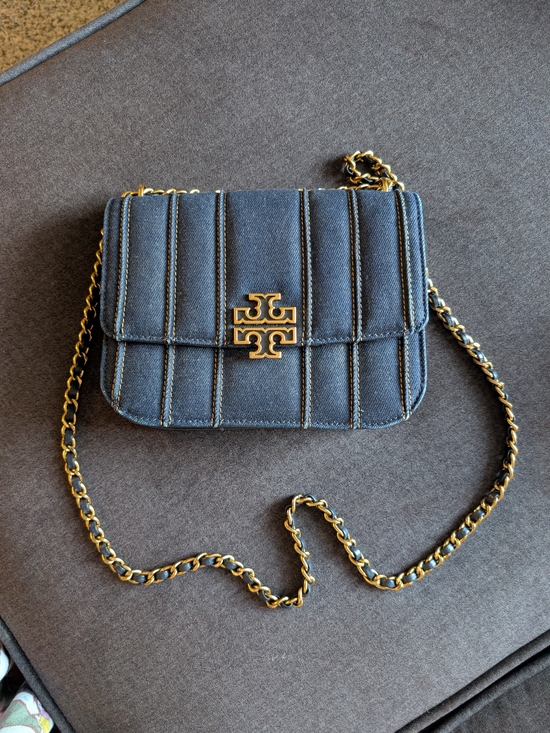 Tory Burch Handbags - Tory Burch Denim Kira Shoulder Bag